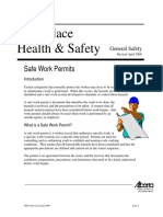 Workplace Health & Safety General Safety Safe Work Permits