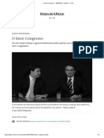 O Fator Congresso - 28-04-2019 - Opinião - Folha