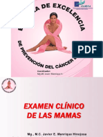 Examen Clinico de Las Mamas