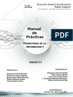 Tecnologías de Informacion I - Manual de Practicas v3.3 (2017)