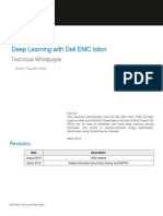 Deep Learning With Dell EMC Isilon: Technical Whitepaper