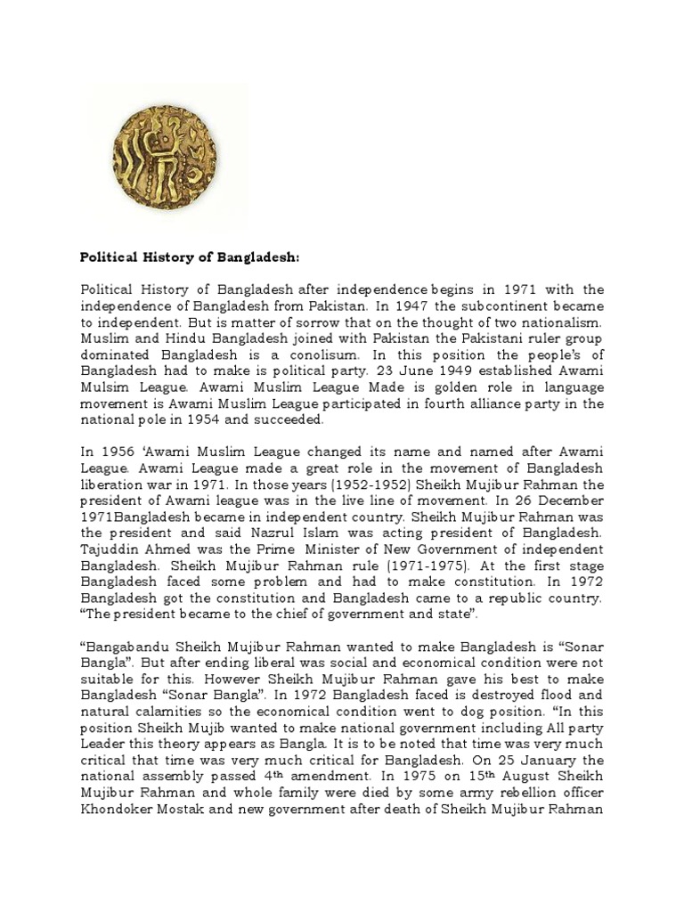 Political History of Bangladesh | PDF | Bangladesh | Public Sphere
