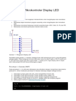 Percobaan Mikrokontroler Display LEDbddj