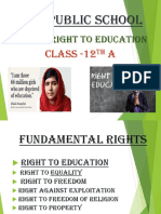 M.M. Public School Discusses India's Right to Education Act