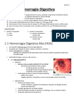 Resumo de Hemorragia Digestiva