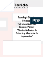 P1 Intro ORCAD Factor de Potencia PDF