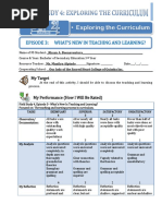 Episode 3: What'S New in Teaching and Learning?: My Target