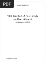 Download An HR Case study on Recruitement by Himadri Singha SN43379343 doc pdf