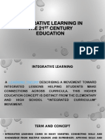 Integrative Learning in The 21st Century Education