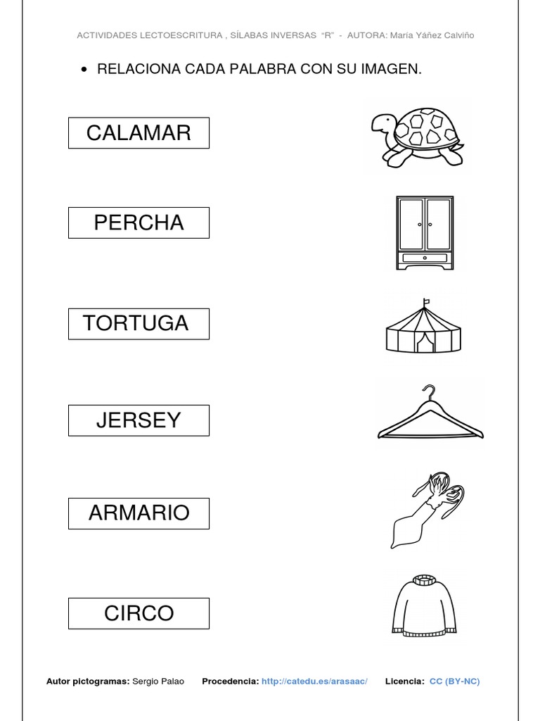 Silabas Inversas Con R | PDF