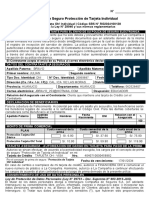 Solicitud de Seguro Protección de Tarjeta Individual: Datos Del Contratante (Asegurado)