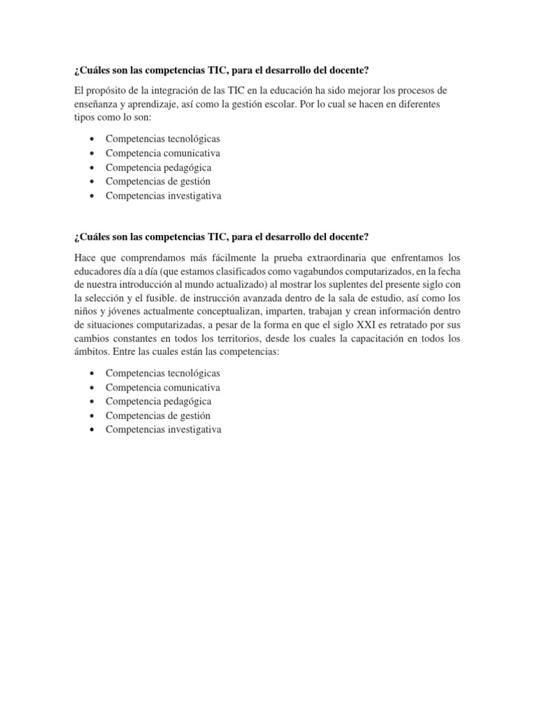 Competencias TIC para Docentes | PDF | Arte