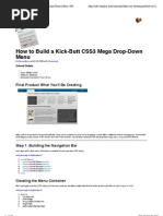 How To Build A Kick-Butt CSS3 Mega Drop-Down Menu: Final Product What You'll Be Creating