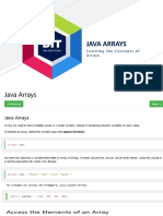 JAVA and Python - Arrays