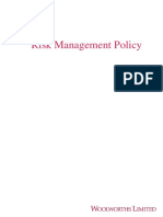 Risk Management Policy