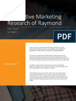 Anup_M1718023Qualitative Marketing Research of Raymond ClothingPPT