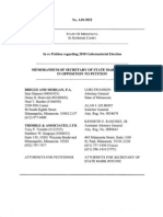 Memorandum of Secretary of State Mark Ritchie in Opposition To Petition