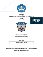 PLK Rapor Miftahkul Hidayat 20181