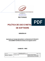 Politica Instalacion Uso Software v001