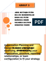 Organizational Planning & Design