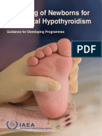 HC - Guidance For Developing Programmes - Screening of Newborns For Congenital Hypothyrodism PDF