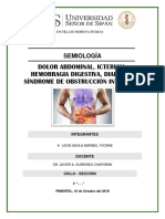 Dolor Abdominal, Ictericia, Hemorragia Digestiva, Diarrea y Síndrome de Obstrucción Intestinal