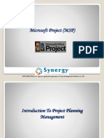 Microsoft Project (MSP) : PMP, PMBOK, PMI, R.E.P. Logo Are Registered Trademarks of Project Management Institute, Inc, USA