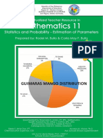 Contextualized Teacher Resource in Mathematics 11 Statistics and Probability