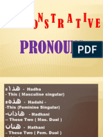 Demonstrative Pronouns