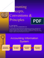 Accounting Concepts, Conventions & Principles: Dr. Jatin Pancholi