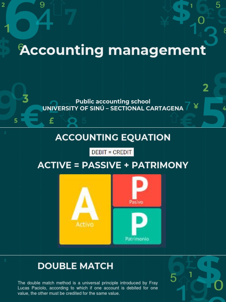 Accounting Management Public Accounting School University of Sinú