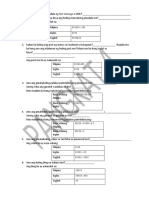 Pananaliksik Survey