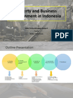 Poverty and Business Environment in Indonesia: MBA Unika Atmajaya Group 4