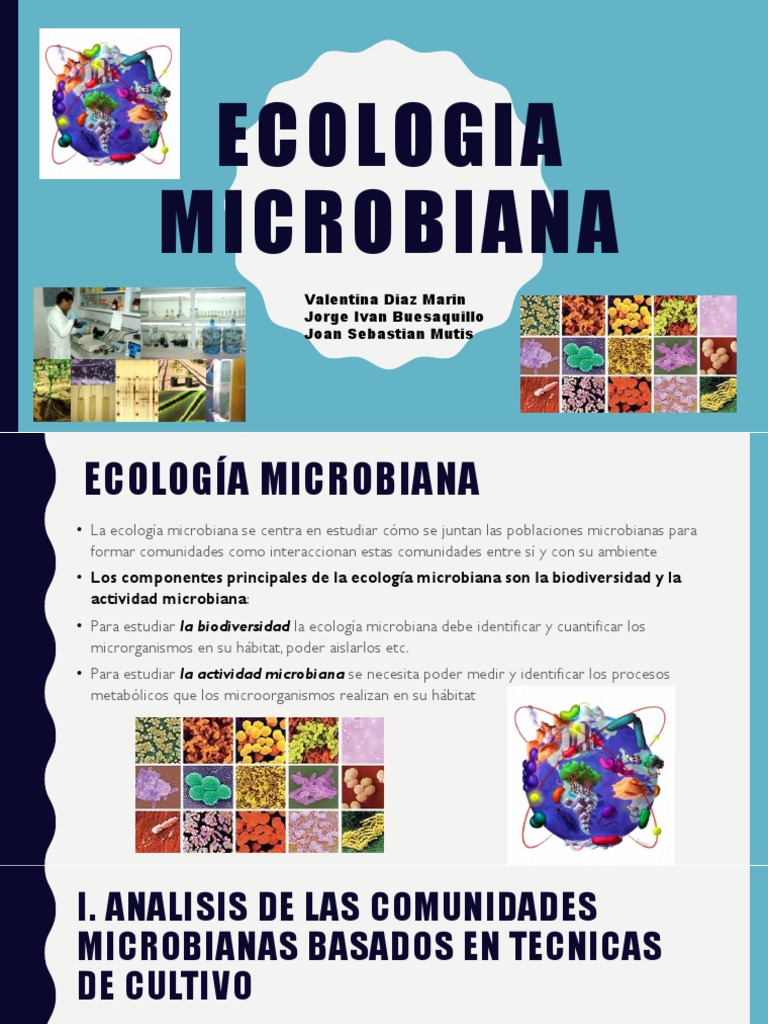 Ecologia Microbiana Exposicion Micro | PDF | Hibridación de ácido ...