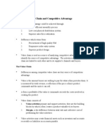 Chapter 5 The Value Cahin and Competitive Advantage