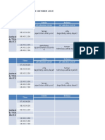 Jadwal & Titik Blitz: Schedule Blitz Periode Oktober 2019 Regional Jabodetabek Cluster: 26