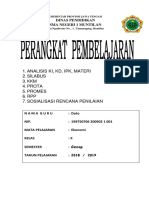 Analisis Ki, KD, Ipk, Materi 2. Silabus 3. KKM 4. Prota 5. Promes 6. RPP 7. Sosialisasi Rencana Penilaian