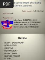 Design and Development of Movable Fan For Classroom: H.C.Patel:-23
