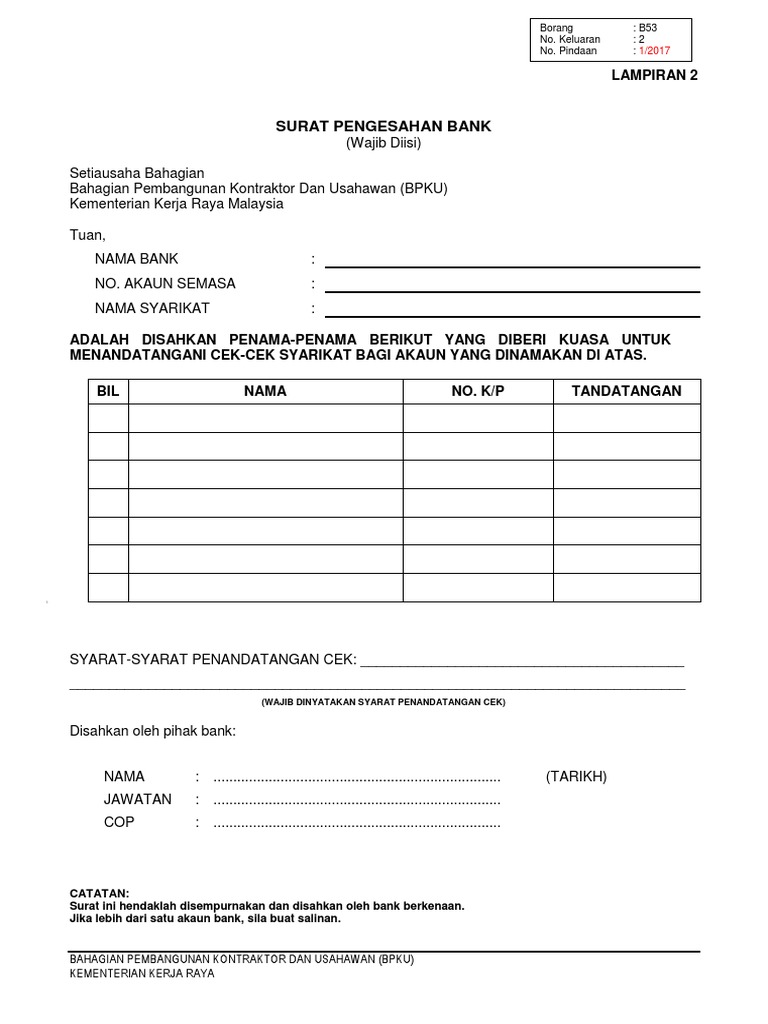 Stb Form Pengesahan Bank 2 Pdf