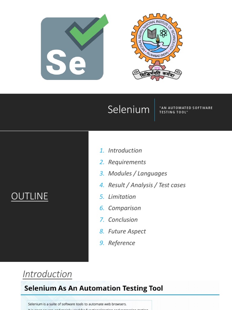 Selenium: "An Automated Software Testing Tool" | PDF | Selenium ...