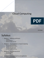 Cloud Computing Basics and Service Models
