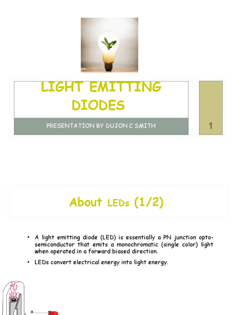 LED Technology: Function, Energy, and Applications | PDF | Light ...