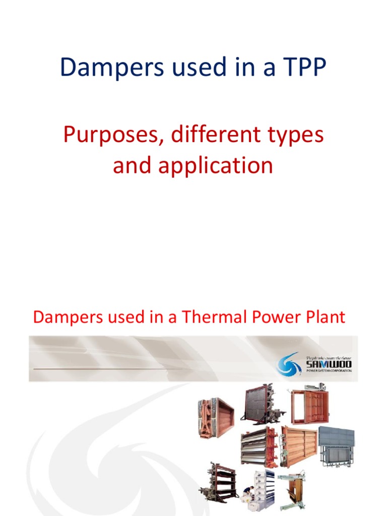 Dampers Used in A TPP: Purposes, Different Types and Application | PDF