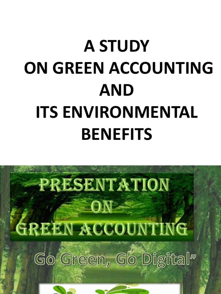 essay on green accounting