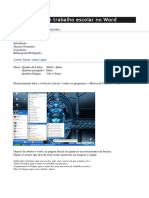 Como Fazer Um Trabalho Escolar No Word