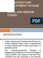 Infrastructure Development Scheme FOR Small and Medium Towns
