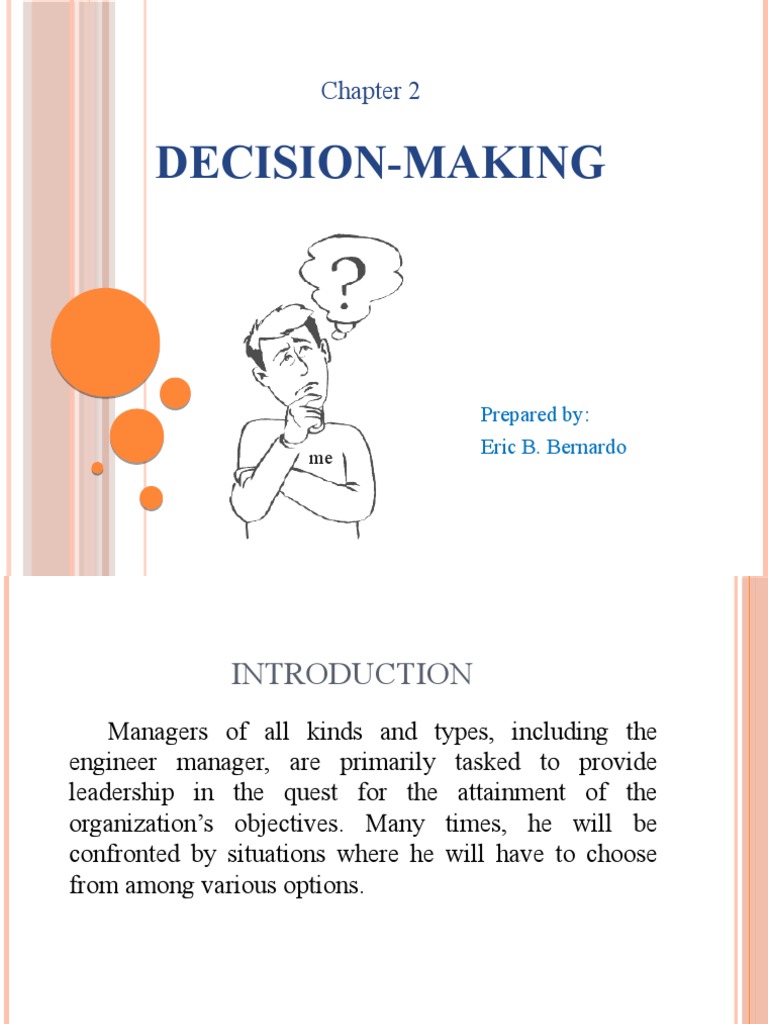 Decision-Making Process in Management | PDF | Decision Making ...