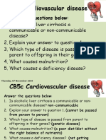 CB5c Cardiovascular Disease: Answer The Questions Below