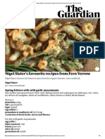 Nigel Slater's - Elderflower Cake-Favourite Recipes From Fern Verrow - Food - The Guardian