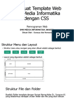 Membuat Temp Ate Web Dengan CSS